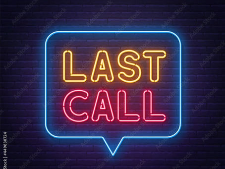 Last call for the Garden Party on Sunday 29th June!