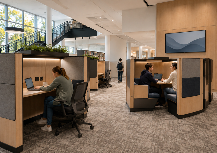 Library Study Pods — Campus Refresh