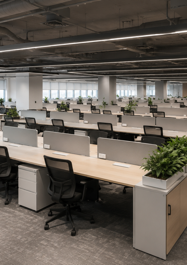 Modular Benching — 120-Seat Installation