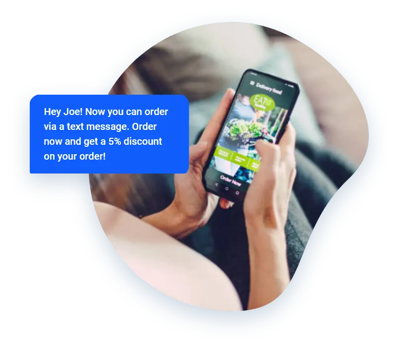 food ordering via SMS