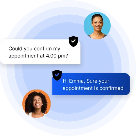 End-to-end encrypted conversations
