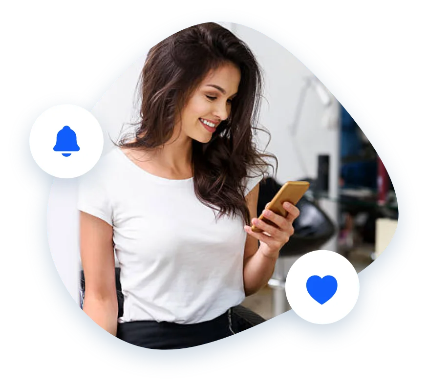 Engage with salon and spa customers