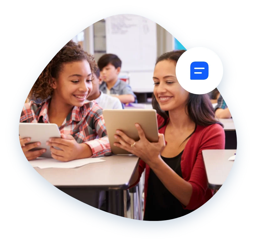 get your teacher's feedback via a text message