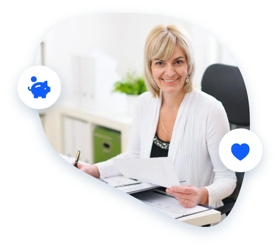 A happy principal after using SMS marketing