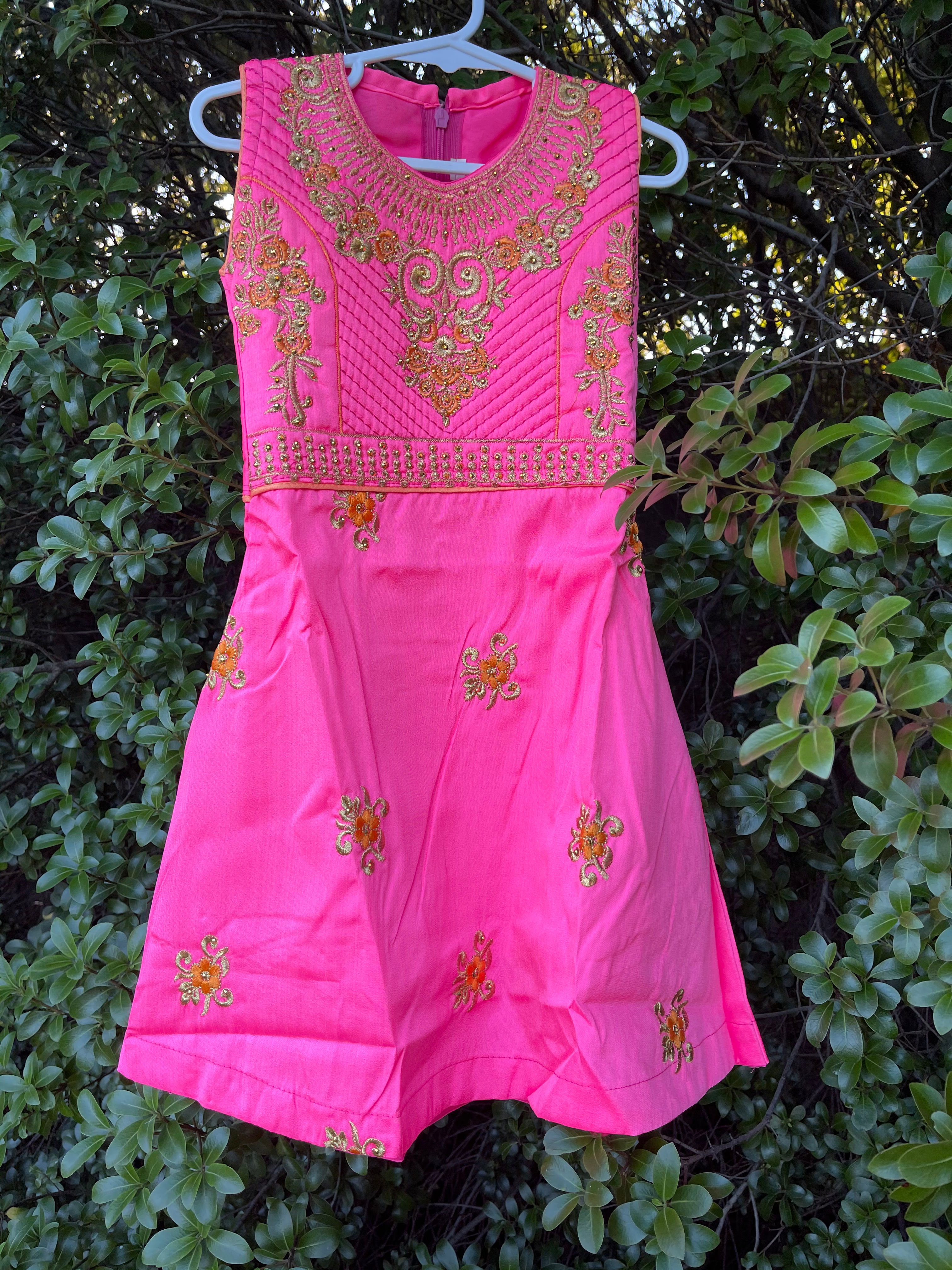 Beautiful dark bright pink color Anarkali  TAANI BAANI FASHION