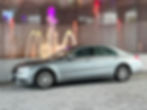 Mercedes S Class grey with driver