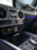 Mercedes Classe G Intérieur commande.JPG