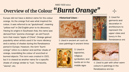 History of Burnt Orange