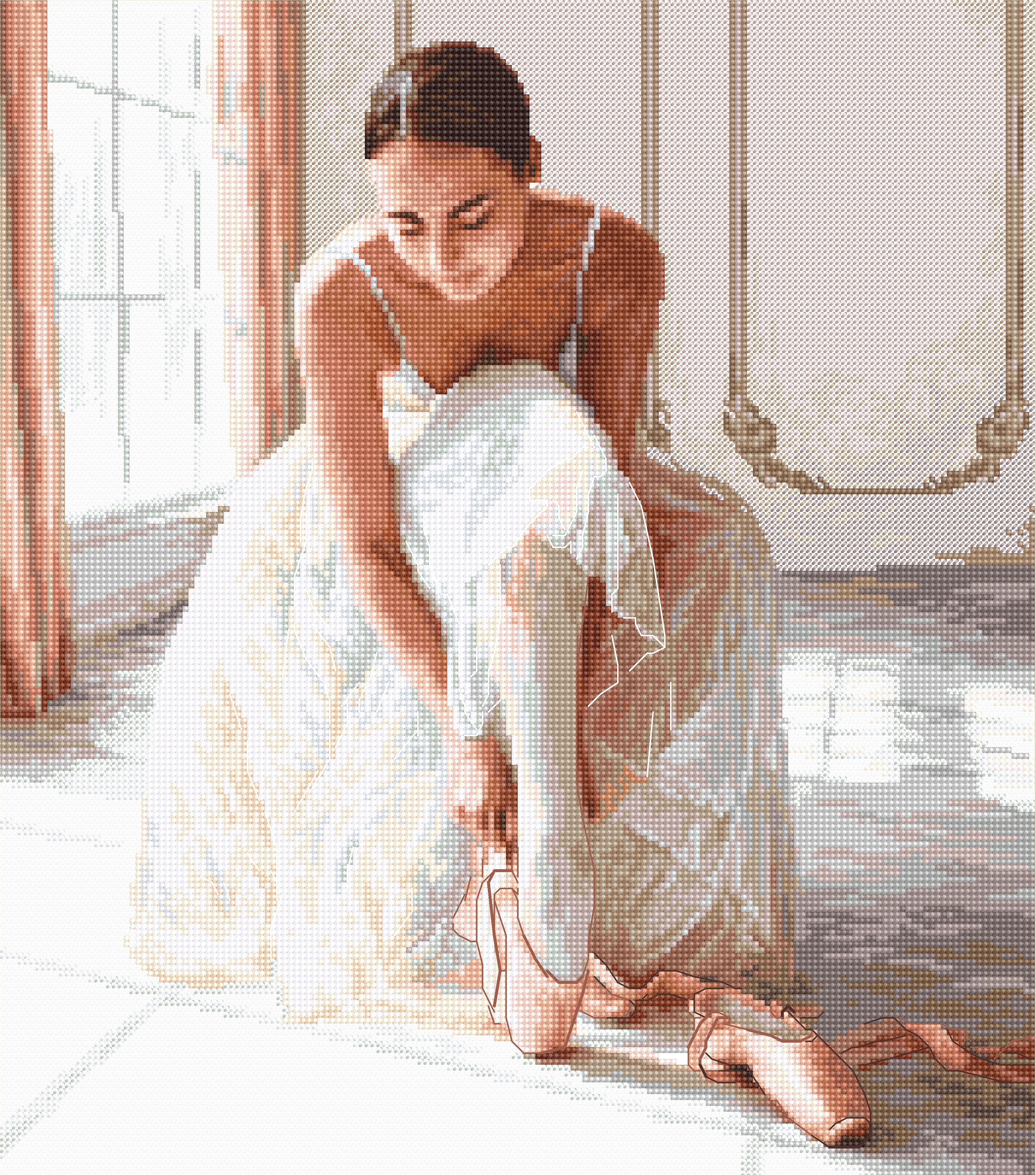 LETI 941 A beautiful moment - LETISTITCH - Cross Stitch Kit

