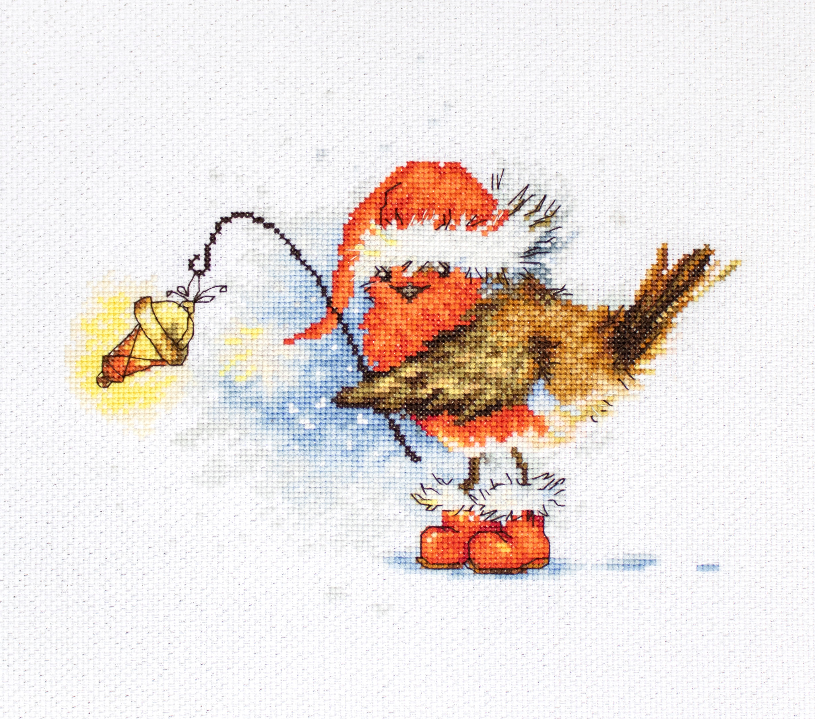 Bird with lamp