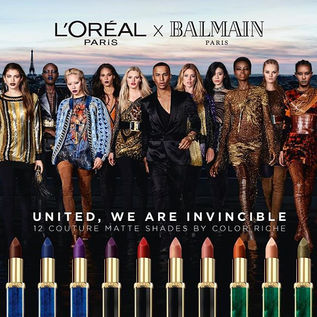 L’ORÉAL PARIS ET BALMAIN PARIS UNIES POUR UNE COLLECTION CAPSULE