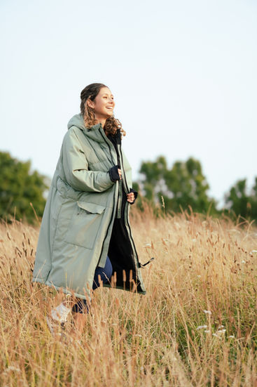 Vivida Lifestyle's All Weather Puffer Changing Robe