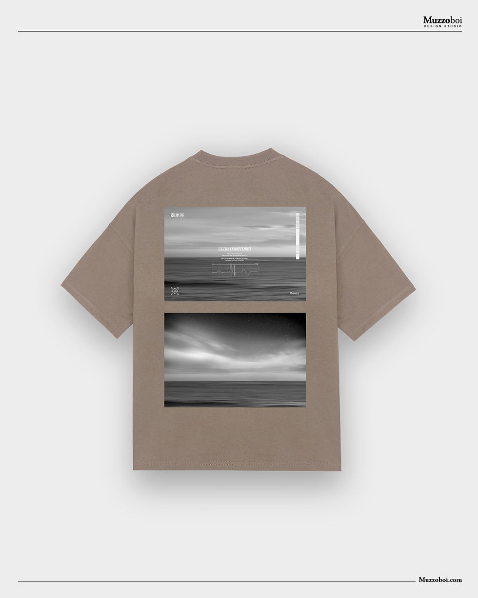 Miniatura: T-Shirt 280g _ Muzzoboi Design Studio Optical Graphics _ Coffee