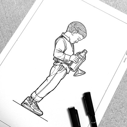 Disegno Personaggio Cocktailboi