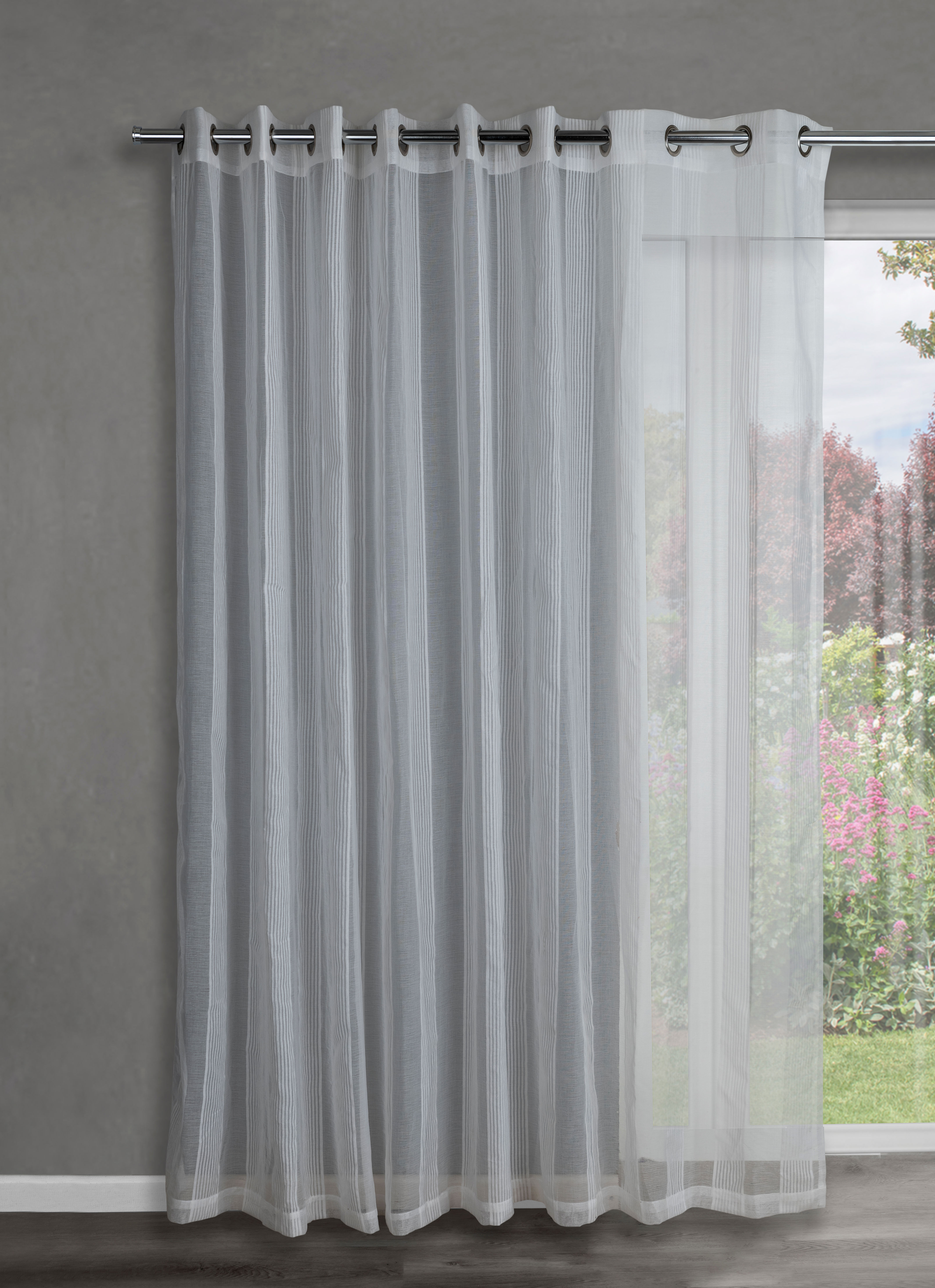 Sunshine -Unlined Sheer Curtain (Eyelet)