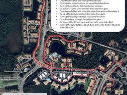 Bella Trae 5K Route Map