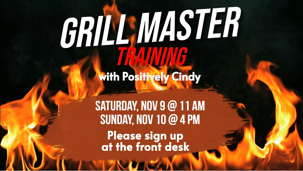 Grill Master Training