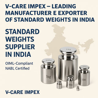 🏆 V-CARE IMPEX – Top Manufacturer & Standard Weights Supplier in India