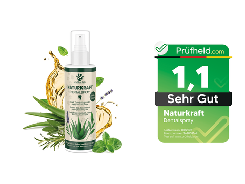 Lizenznummer: 262003161 - Naturkraft Dentalspray von Golden Pets