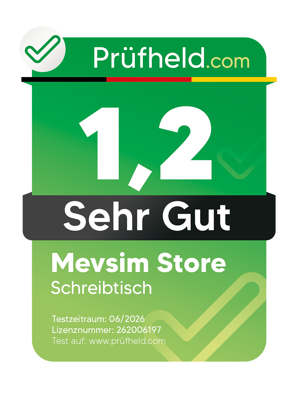 Lizenznummer: 262006197 - Schreibtisch von Mevsim Store
