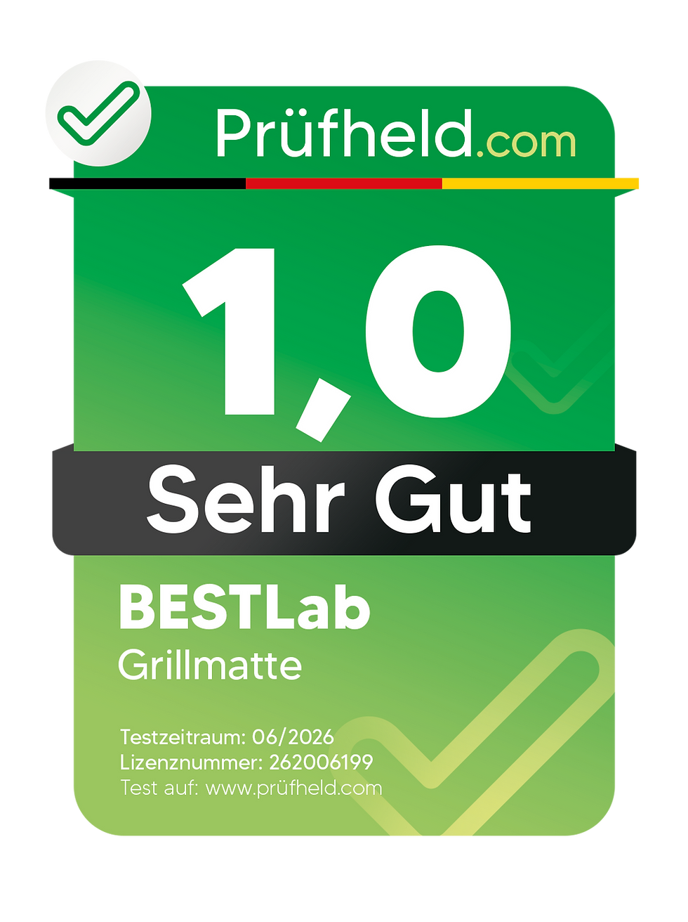 Lizenznummer: 262006199 - Grillmatte von BESTLab