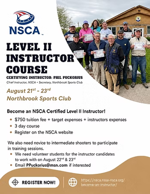 NSCA Level II Instructor Course at Northbrook on August 21-23, 2026
