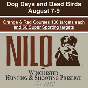 NIlo Farms Dogs Days and Dead Birds - August 7-9 2026