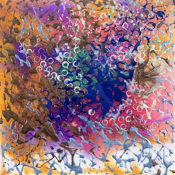 Abstract Circles 3 (14 x 14)