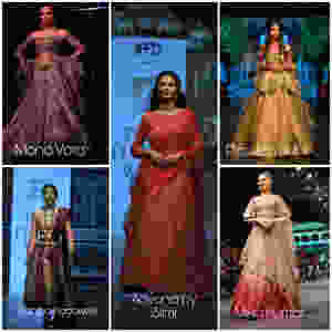 Lehengas on the ramp of IRW for the brides to be