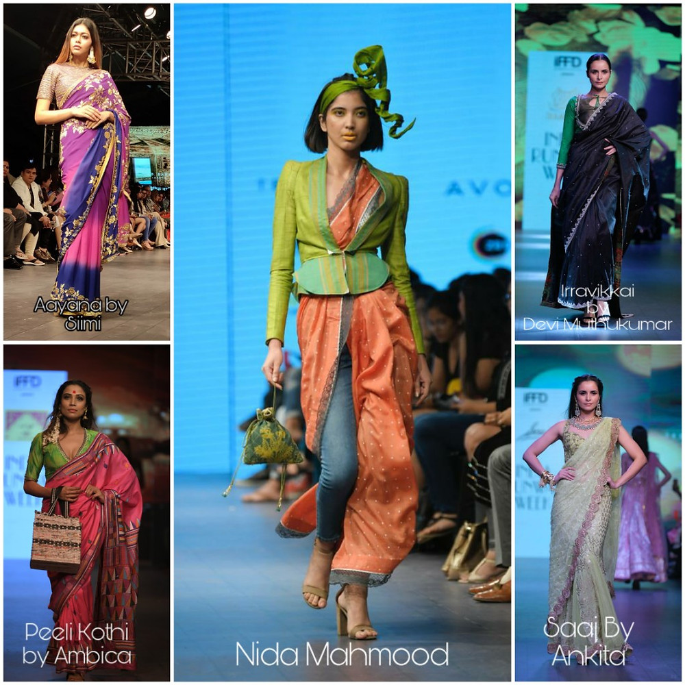 Trendsetting Sari at IRW