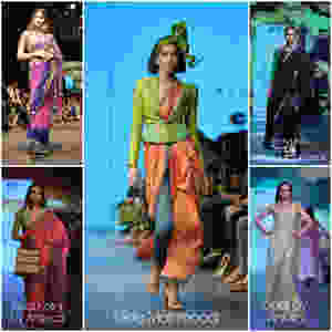 Trendsetting Sari at IRW