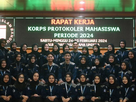 Rapat Kerja Korps Protokoler Mahasiswa Unisba Periode 2024