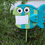 Thumbnail: Wonkers the Fish Handmade Garden Stake Wood Art