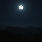 Landscape, very dark, with a bright moon center and high above.jpg