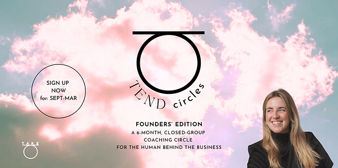 TEND coaching circle for founders business coach amsterdam