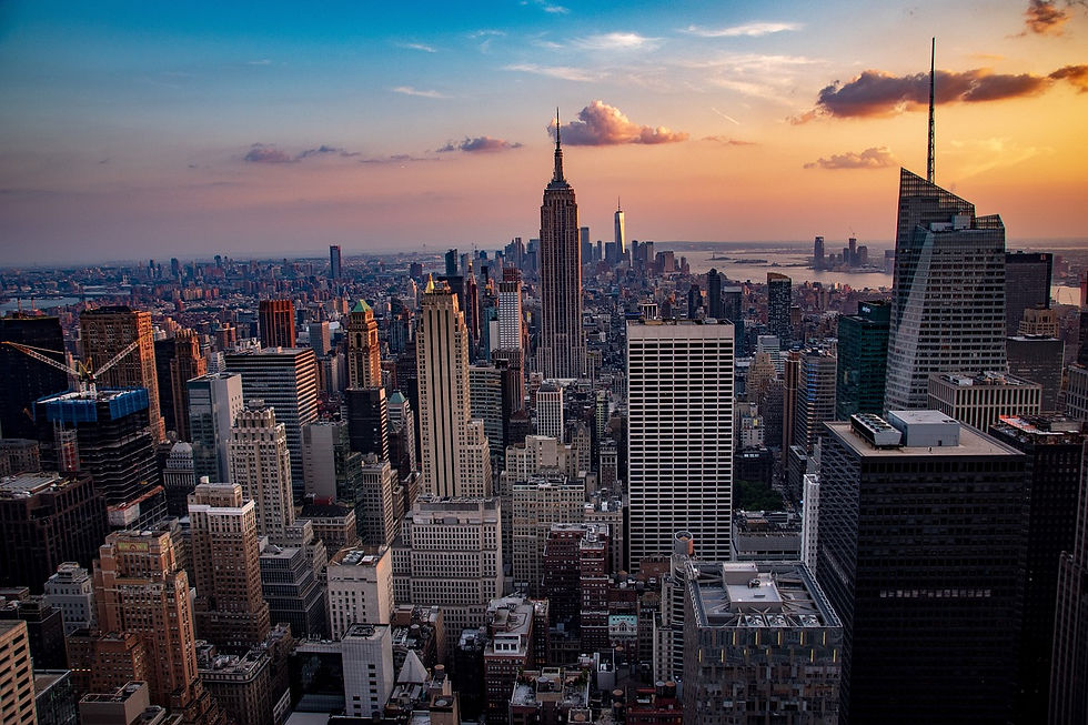 Sunset, Manhattan, City image