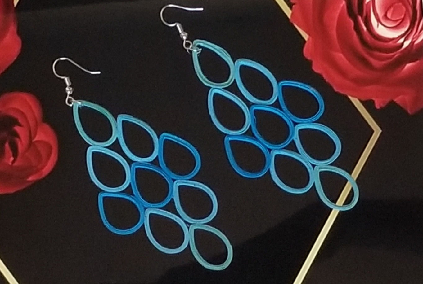 Diamond Drop Earrings