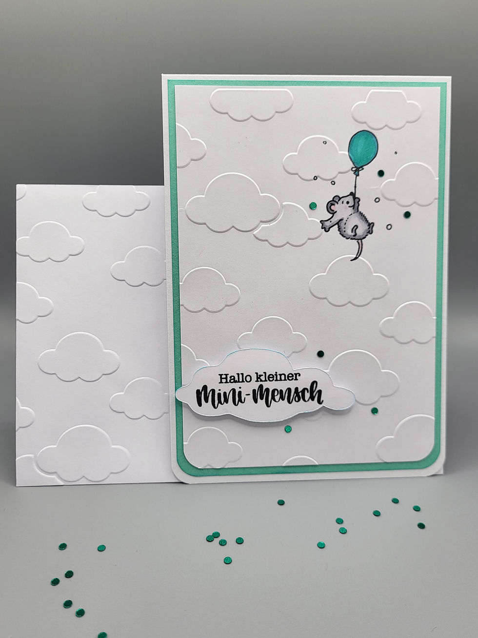 Miniaturbild: Karte  „Minimaus in den Wolken“