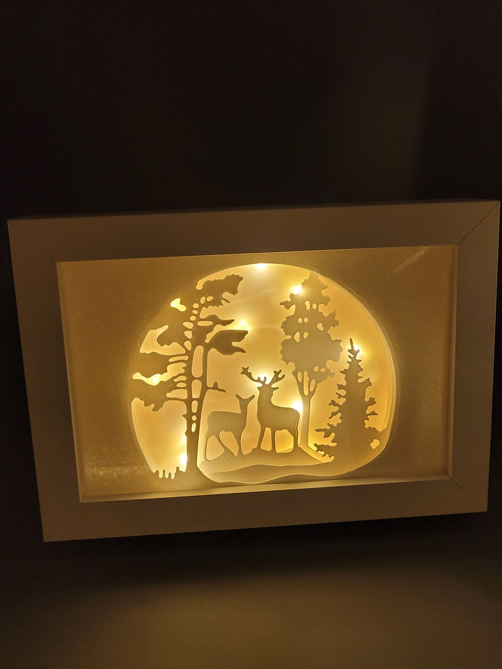 Schattenbox Rehe klein