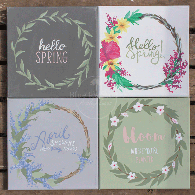 Spring Vendor Show: Make & Take Canvas "Spring Wreaths" at Hex Clothing Co.