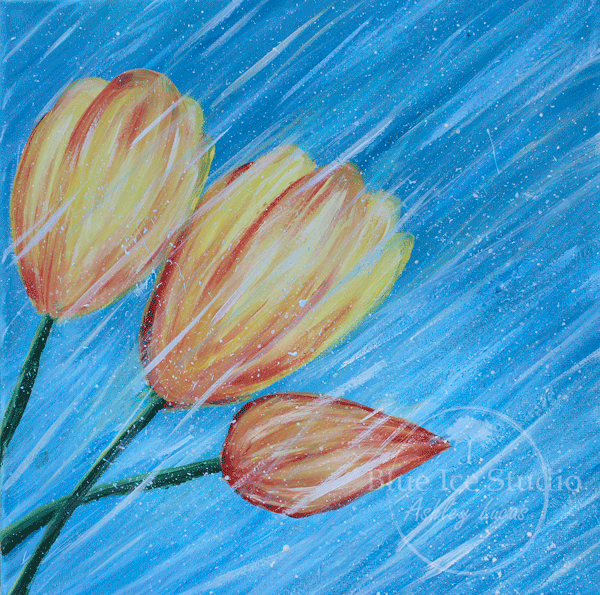 Lark's Market: Make & Take Canvas "Spring Tulips"