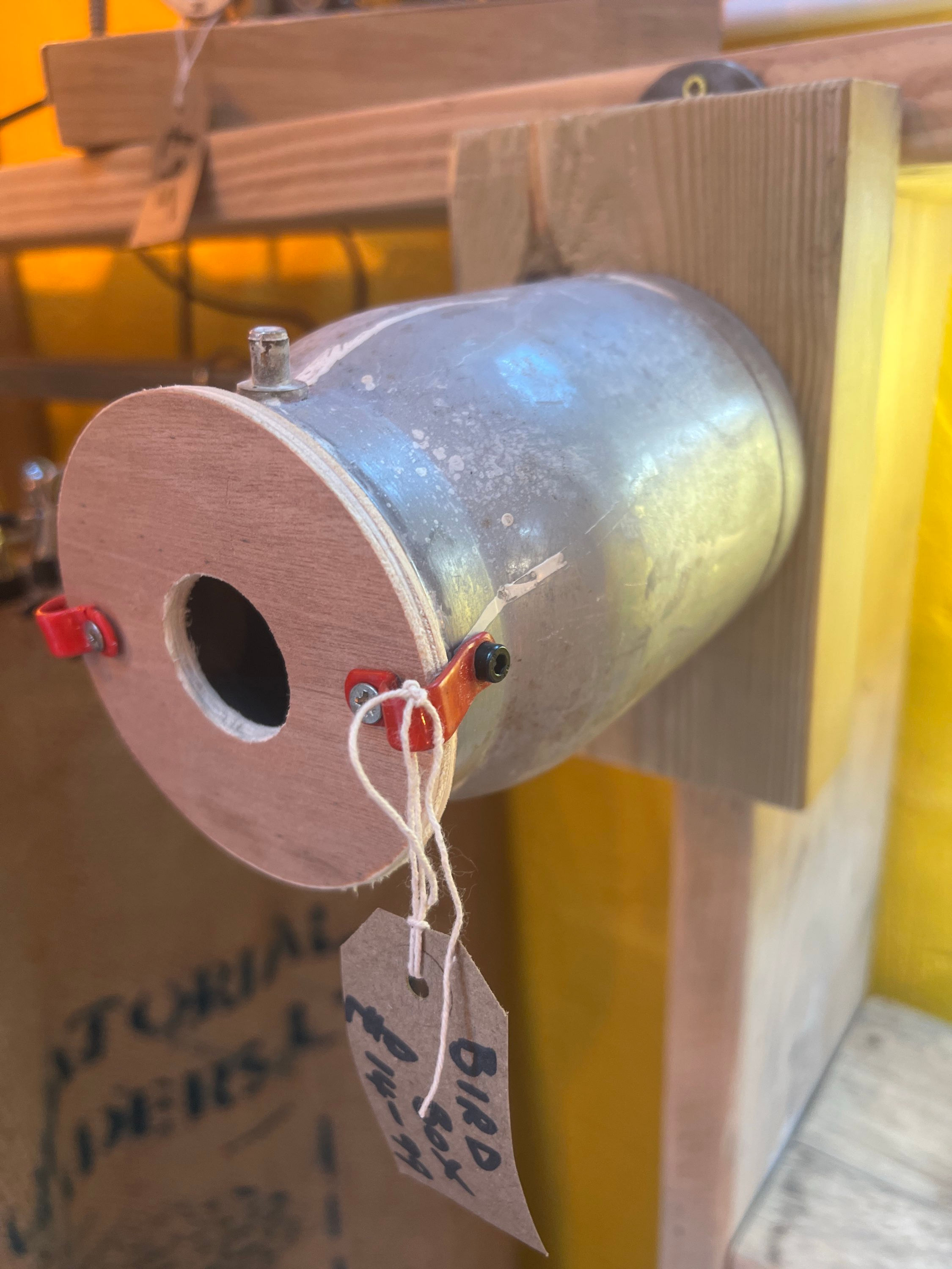 Handmade bird box
