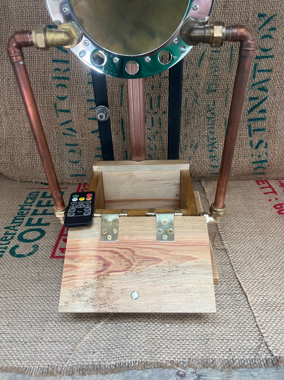 Thumbnail: Industrial desk light Clock 