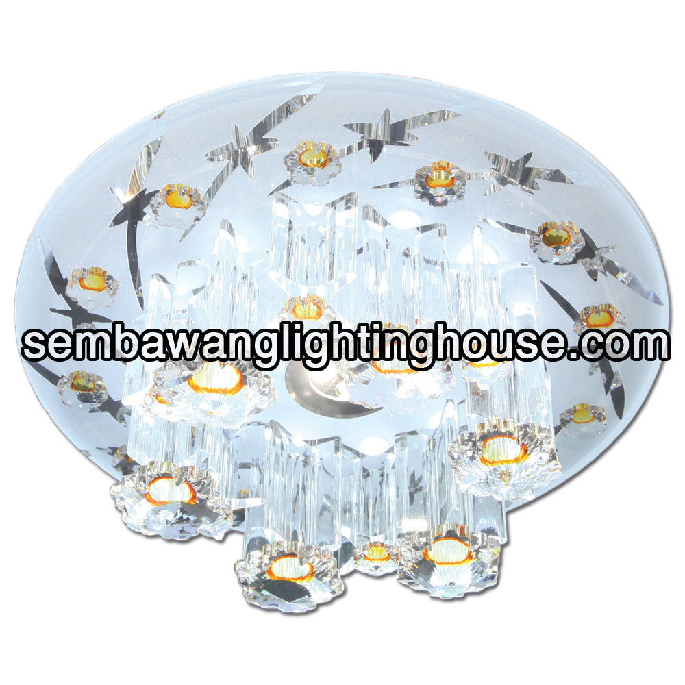 LED CEILING LAMP WITH GREEN SPOTS