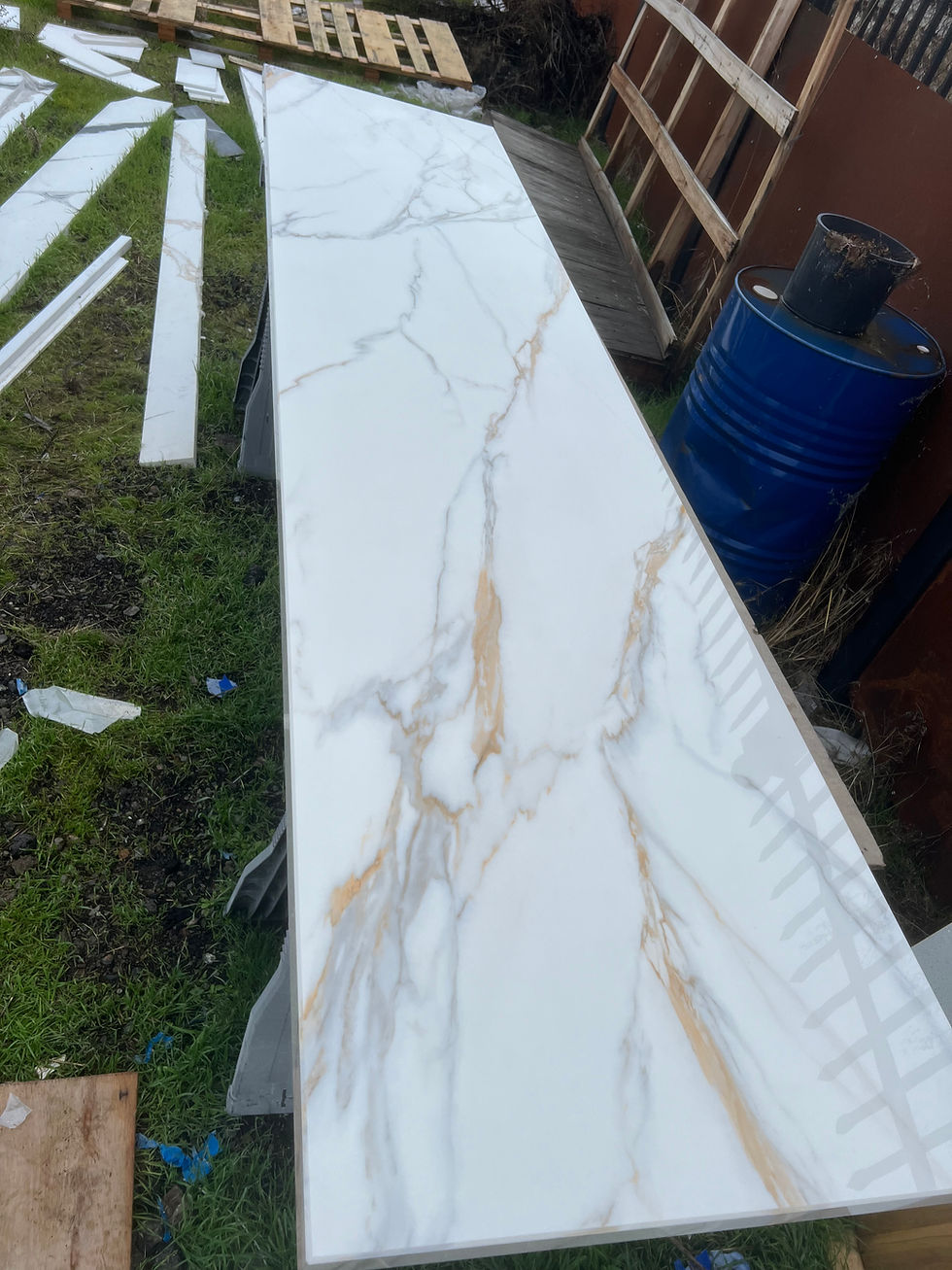 Thumbnail: Microcrystalline Stone -Calacatta gold  (MC02)