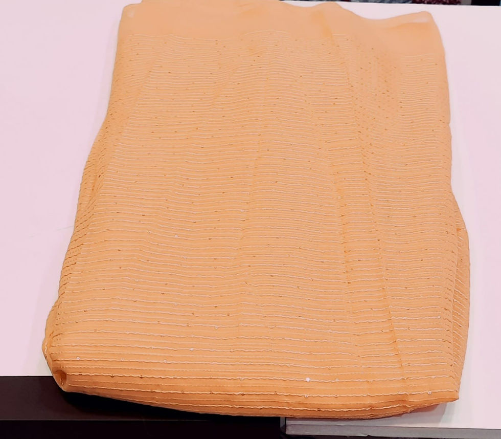 Sequenced and Embroidered Georgette (0.5 Metre Qty)- (RMGT-SK-8)