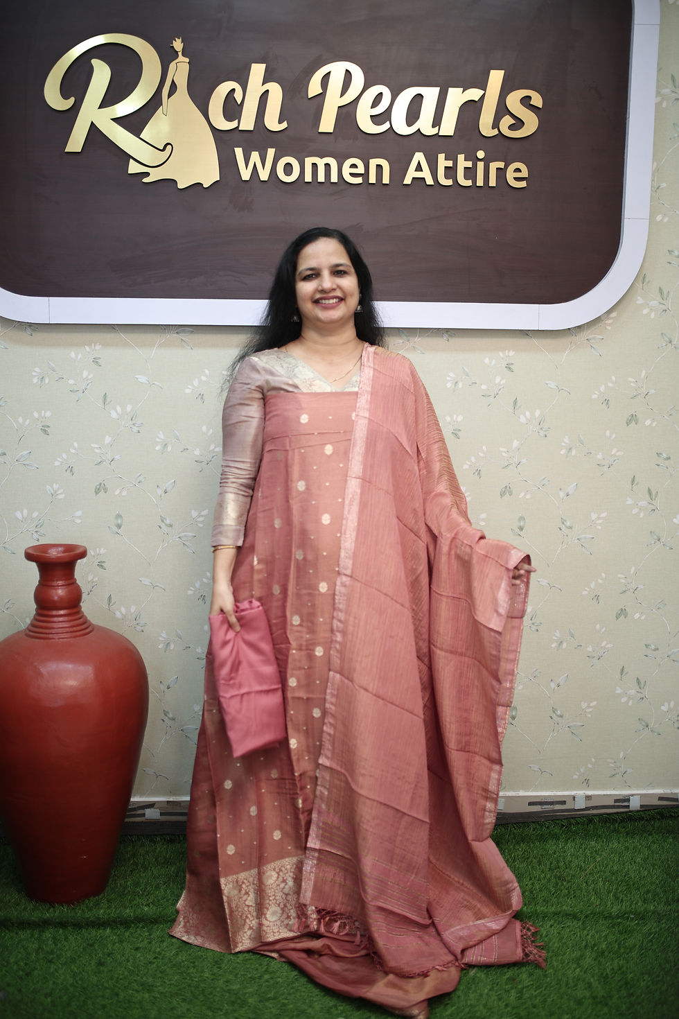 Unstitched Semi Silk Sets(RDCH-SK-90)