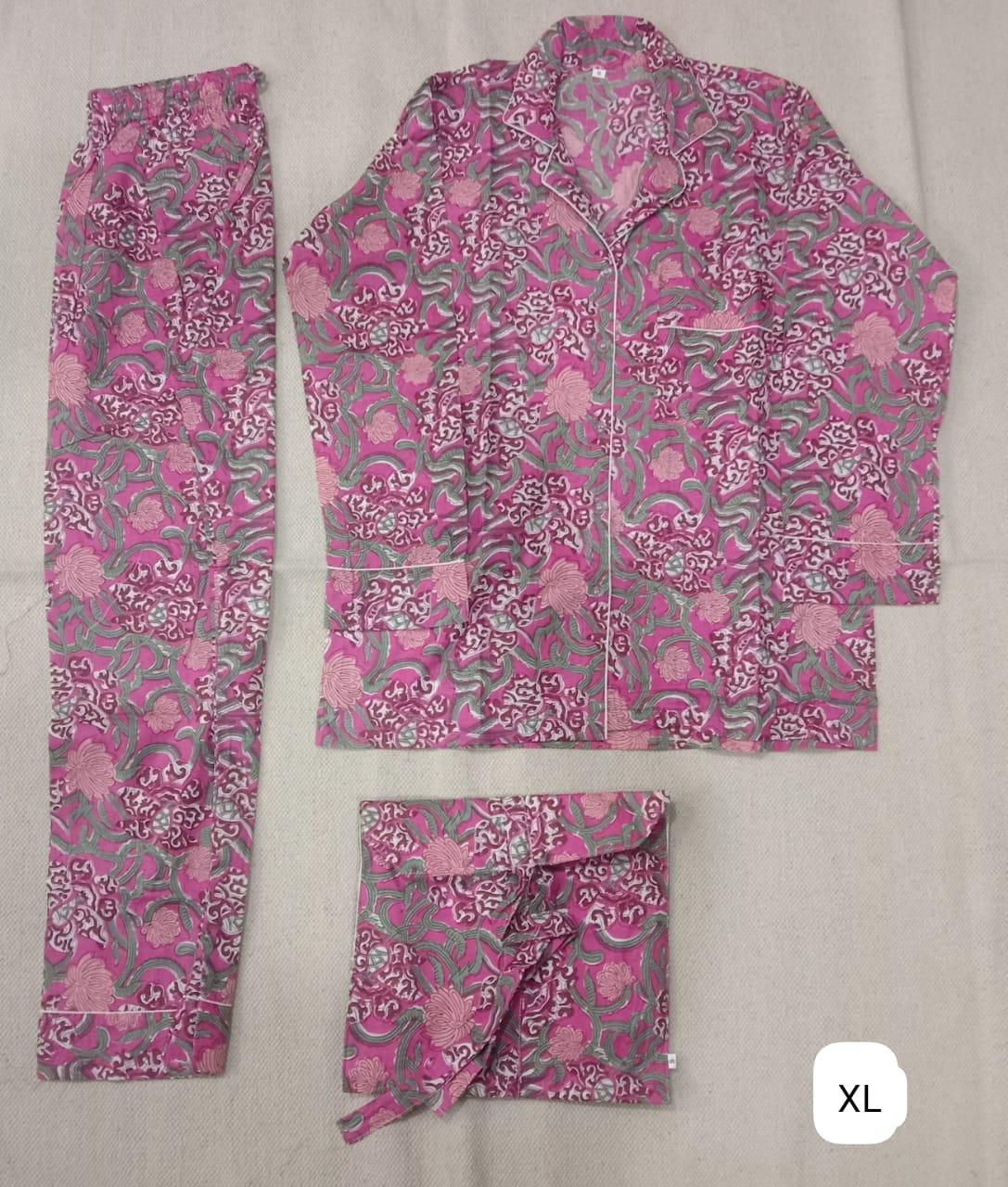 Stitched Cotton Night Wear (RDCD-ST-9)