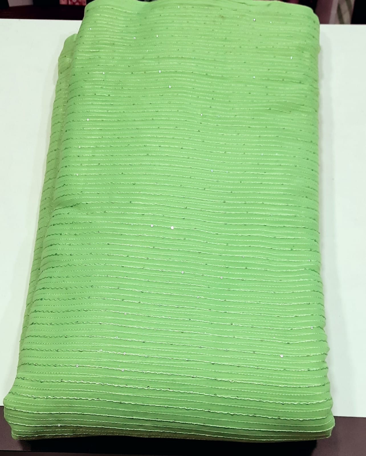 Sequenced and Embroidered Georgette (0.5 Metre Qty)- (RMGT-SK-12)