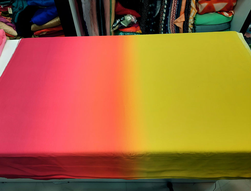 Multi-shaded Georgette Material (0.5 Meter Qty)- (RMGT-MS-23)